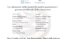 La valutazione della ricerca fra analisi quantitativa e governo neoliberale della conoscenza