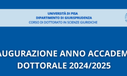 Inaugurazione Anno Accademico Dottorale 2024-2025